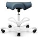 Flokk 8105 Hag Capisco Classic Saddle Seat with white footring
