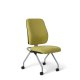 Side view of Office Master AF471N Affirm Cushioned Back Nesting Chair