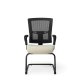 Front view of Office Master AF511S Affirm Mid-Back Guest Chair