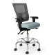 Side view of Office Master AF513 Affirm Simple Mid-Back Fixed Foot Ring Stool