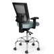 Back view of Office Master AF513 Affirm Simple Mid-Back Fixed Foot Ring Stool