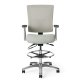 Front view of Office Master AF515 Affirm Simple Mid-Back Adj Foot Ring Stool