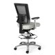 Back view of Office Master AF515 Affirm Simple Mid-Back Adj Foot Ring Stool