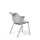 Backrest ledge conveniently designed as an additional armrest or as a perch from behind