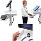 Ergotron SV42-42302 StyleView EMR Cart with LCD Monitor Arm, Life Powered