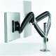 Chief K1C200S KONTOUR Dynamic Column Desk Clamp Mount for Dual Monitors