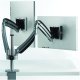 Chief K1C200S KONTOUR Dynamic Column Desk Clamp Mount for Dual Monitors