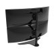 Peerless FS-MIS38426 1x2 Freestanding Desktop Stand for 43" & 49" Ultrawide Curved Monitors