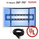 Loctek R1H Fixed Curved TV Wall Mount Bracket (32"-70") with 6ft HDMI Cable