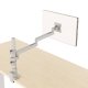 Conform Single Static Monitor Arm in Silver