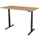 HILO-BASE-BLK - Black base and HILO-TOP-NAT - Natural wood top