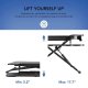 Flexispot M18M Lightweight Standing Desk Converter - 31"