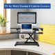 Flexispot M7C Corner AlcoveRiser Standing Desk Converter - 36"
