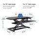 Flexispot M7C Corner AlcoveRiser Standing Desk Converter - 36"