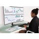 EDM-2x49 Freestanding Desktop Stand for Stacking two Samsung G9 Ultra-Wide Curved 49" Monitors 