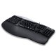 Adesso PCK-208B Tru-Form Media Contoured Ergonomic Keyboard