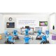 Luxor STUDENT-MTACHR All-In-One Student Desk and Chair