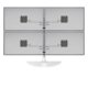 Innovative STX-22W Staxx 2 Over 2 Monitor Mount - Wide