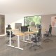 Flexispot E8 Oval Shaped Electric Height Adjustable Desk