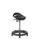 Office Master WS16 (OM Seating) Low Maintenance Sit-Stand Workstool