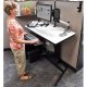 Ergotron 24-219-200 WorkFit-D Sit-Stand Desk with Desk Mount Arm, Keyboard Arm, Tablet Cradle (sold separately)