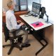 Ergotron 24-219-200 WorkFit-D Sit-Stand Desk with Desk Mount Arm, Keyboard Arm, Floor Mat, Tablet Cradle (sold separately)