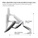 Loctek D7L Heavy Duty Full Motion Gas Spring Single Monitor Desk Mount