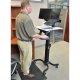 Inused image of WorkFit-C LCD & Laptop Cart