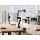 Innovative E2-1 Ergonomic Sleek Single Articulating Monitor Arm