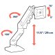 Ergotron 45-475-224 HX Desk Mount Heavy Monitor Arm (matte black)