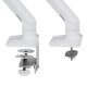 Ergotron 45-647-216 HX Desk Monitor Arm with HD Pivot for 1000R Displays (White)