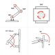 Ergotron 45-492-216 LX Dual Monitor Arm, Stacking