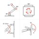 Ergotron 45-509-216 LX Dual Stacking Arm with Tall Pole (white)