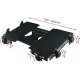 Tray specification of Cotytech AM-2T Car Holder for iPad Ball Joint Head Dual Arm