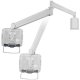 Cotytech MW-M1A2 Long Reach (up to 73” extension) LCD Wall Mount Monitor Arm (up to 26.4 lbs Weight Capacity)