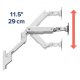 Ergotron 45-478-216 HX Wall Mount Monitor Arm (white)