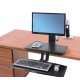Ergotron 24-391-026 WorkFit-A with Suspended Keyboard, Single HD