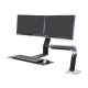 Ergotron 24-312-026 WorkFit-A, Dual Monitor Sit-Stand Workstation