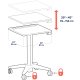 Ergotron 24-547-003 LearnFit Sit-Stand Desk for Students 6 years and over