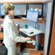 Ergotron Sit-Stand Cart 24-198-055 WorkFit-C, Single Monitor