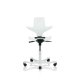 HAG capisco  puls Saddle Seat - 8010 - Plastic Back & Seat with Upholstered Pad or Cushion