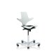 HAG capisco  puls Saddle Seat - 8010 - Plastic Back & Seat with Upholstered Pad or Cushion