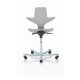 HAG capisco  puls Saddle Seat - 8010 - Plastic Back & Seat with Upholstered Pad or Cushion