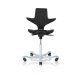 HAG capisco  puls Saddle Seat - 8010 - Plastic Back & Seat with Upholstered Pad or Cushion