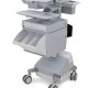 Ergotron Telemedicine Cart with Side-by-Side Monitors and Onboard SLA Power