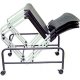 Office Master ST200 Ergonomic Stackable Side Guest Chairs are stacked on dolly
