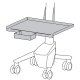 Ergotron 98-417-214 StyleView Front Shelf for Medical Cart