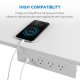 Flexispot PS016W Under Desk Power Strip With USB