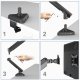 Flexispot MD01 Intelligent Monitor Arm with Docking Station