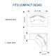 Flexispot Motorized AlcoveRiser Standing Desk Converter - EM7MB